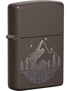 ENCENDEDOR ZIPPO MOUNTAIN DESIGN